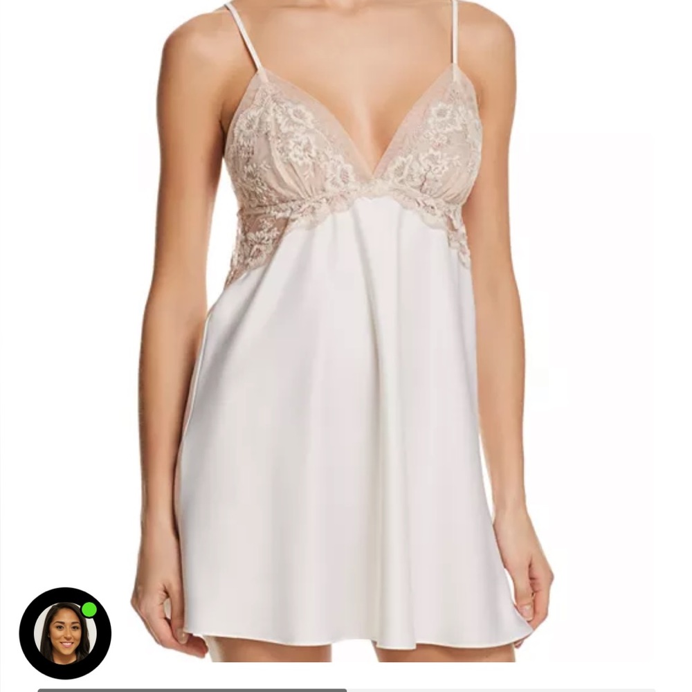 Flora Nikrooz Rosa Charmeuse Chemise